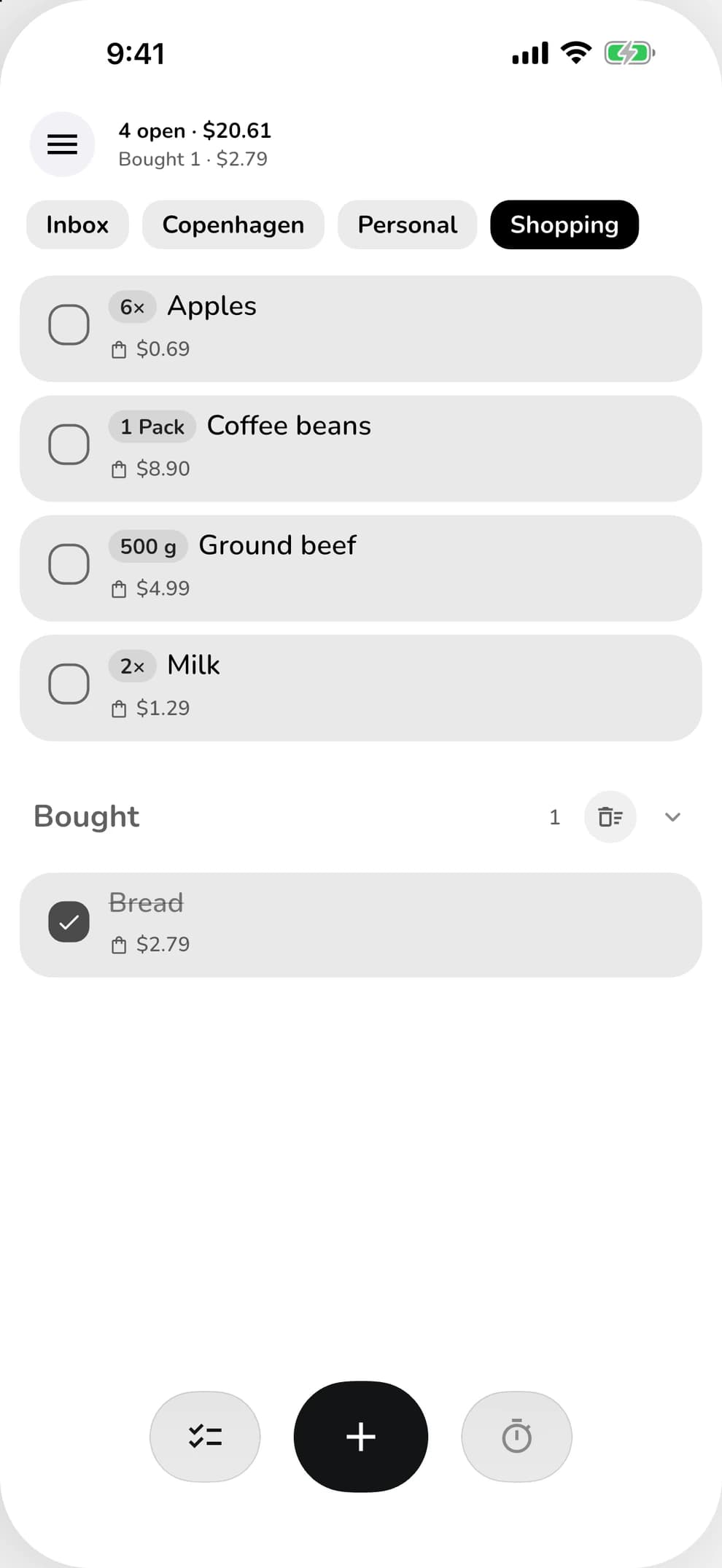 ClearDo – Shopping lists